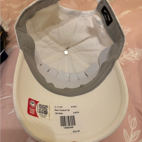 Nike White Cap with Gold Swoosh. Eastern Texas Baptist University. ETBU - Picture 5 of 15